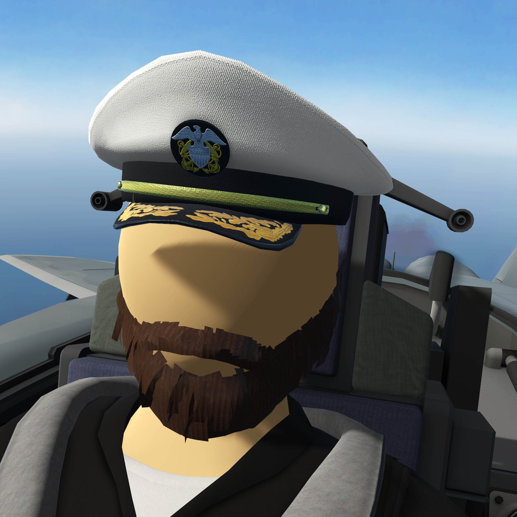 Captains Hat Custom Helmet Preview Image