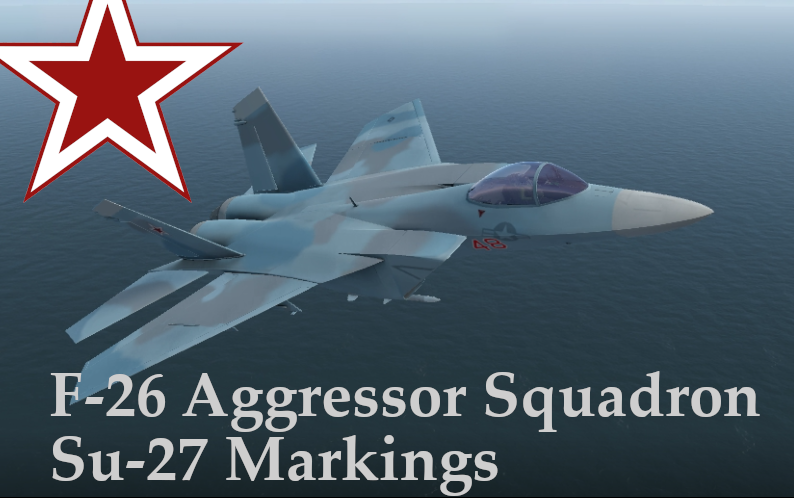 FA26B Aggressor Squadron SU27 Style Preview Image