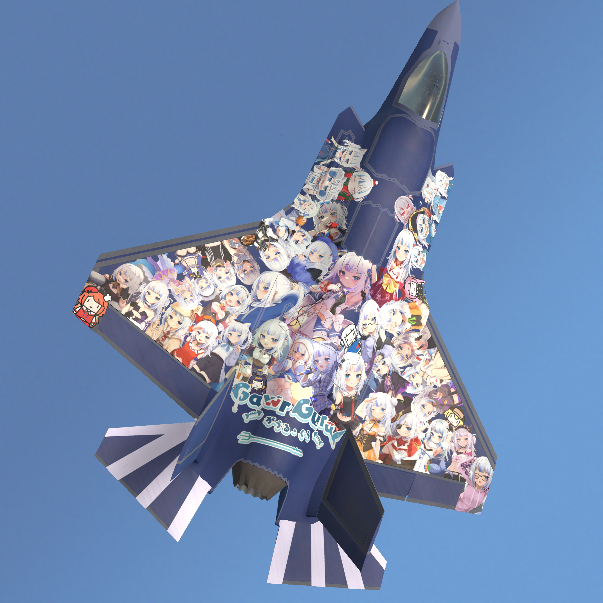 Gawr Gura Livery but blue F45A Preview Image