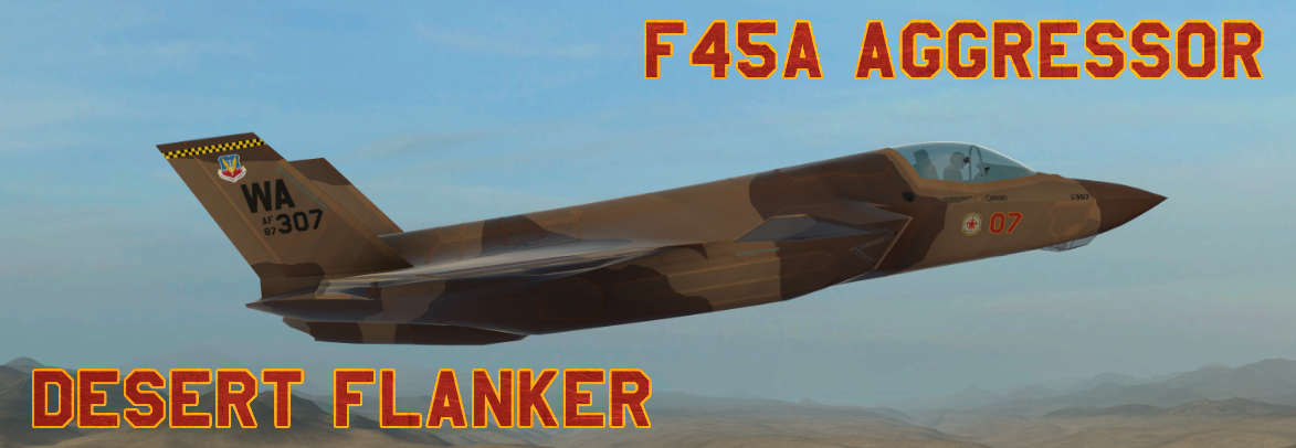 F45A Aggressor Desert Flanker Preview Image