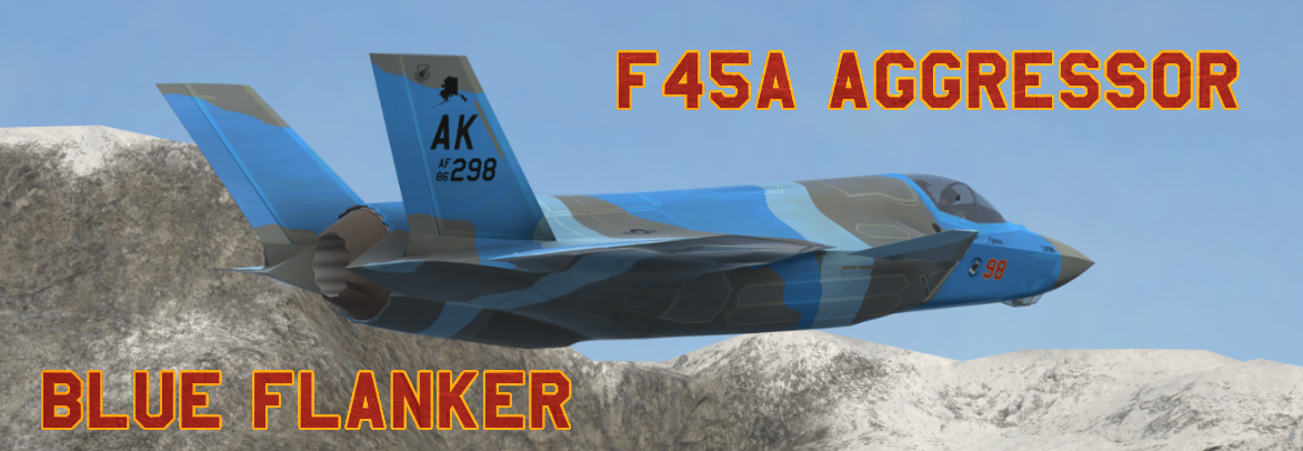 F45A Aggressor Blue Flanker Preview Image