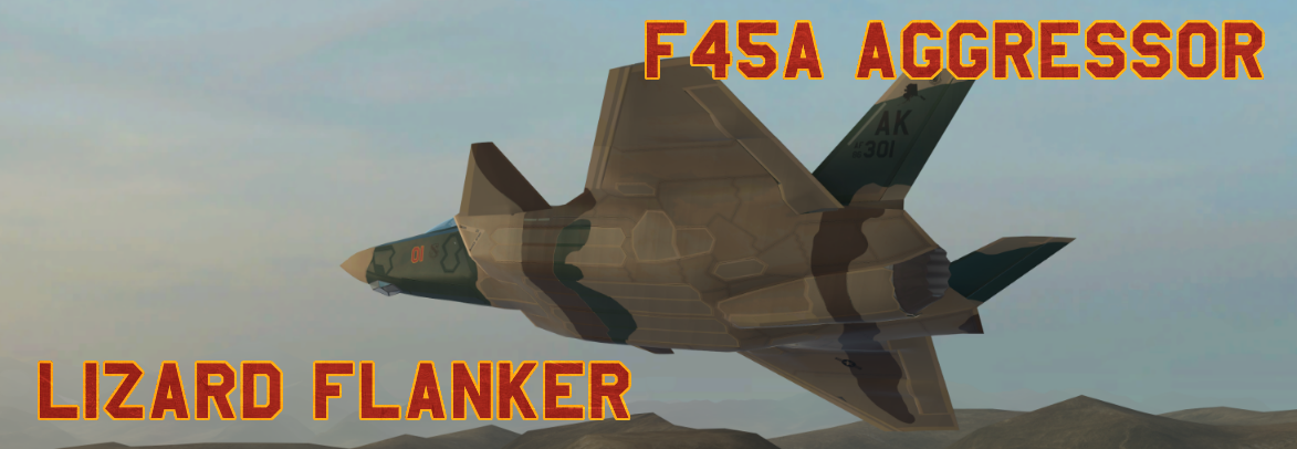 F45A Aggressor Lizard Flanker Preview Image